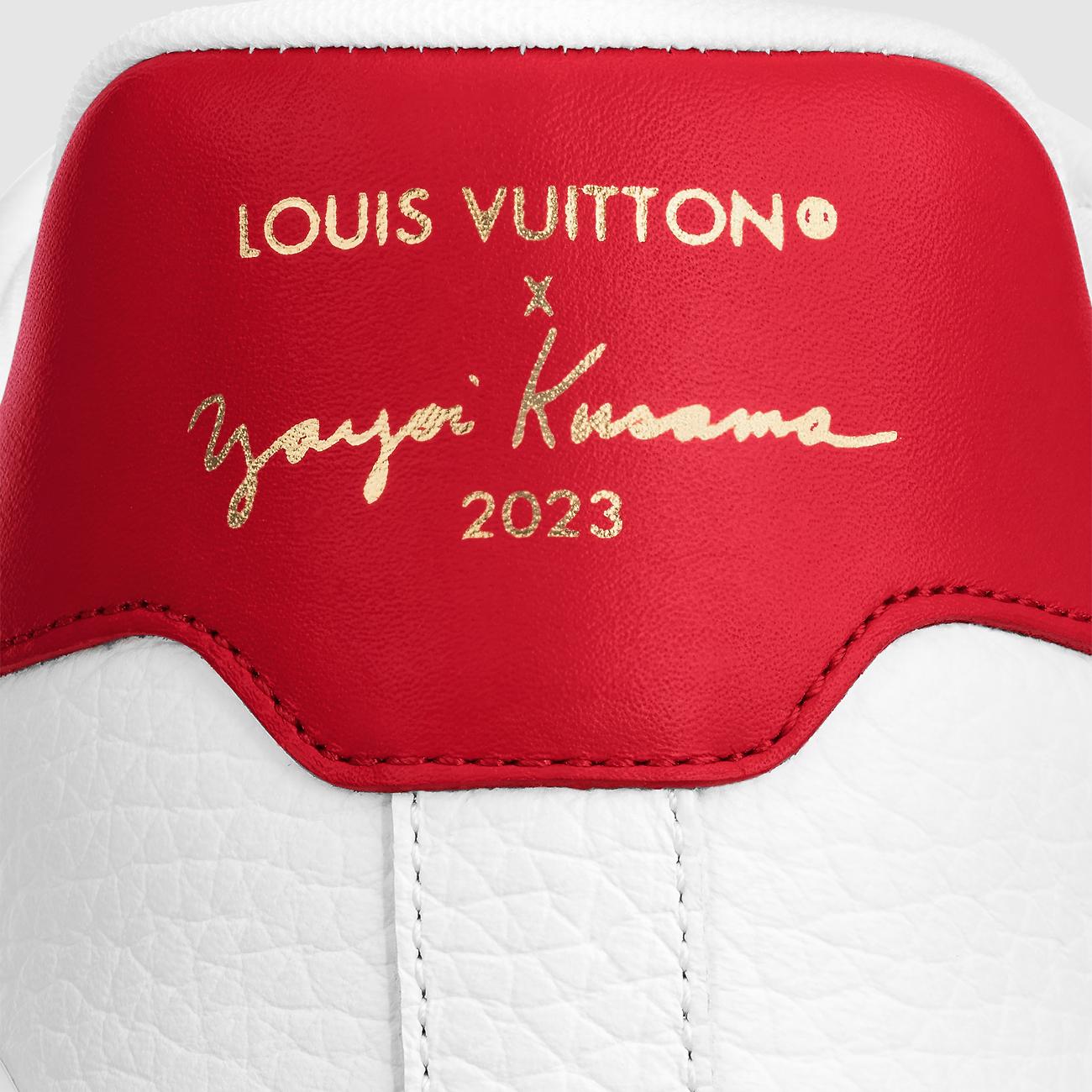 Giày Thể Thao Louis Vuitton Trainer LVxYK Nam Trắng Đỏ